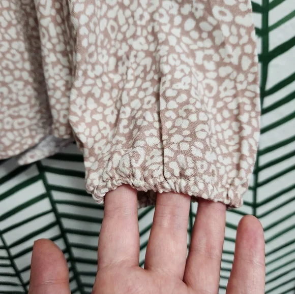 Urban Romantics Long Sleeve Pesant Flowy Blouse - Picture 3 of 4